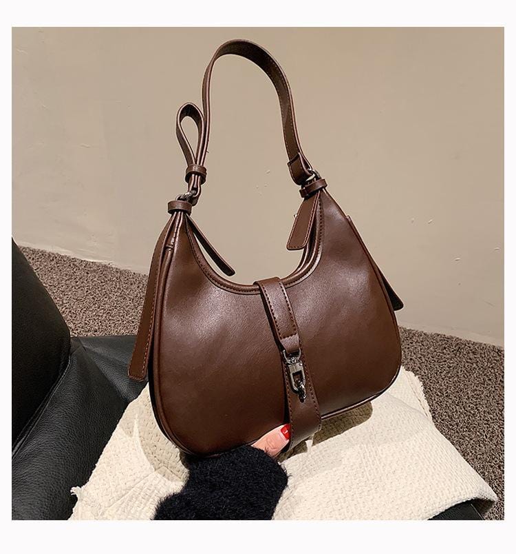 Single Lock Baguette Bag - Image 9
