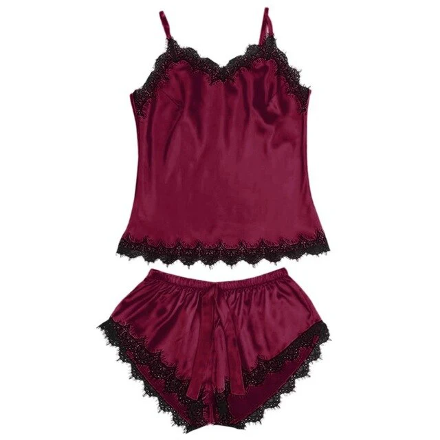Sleepwear Lingerie V-Neck Nightgown Pijama Multi Colors - Image 7