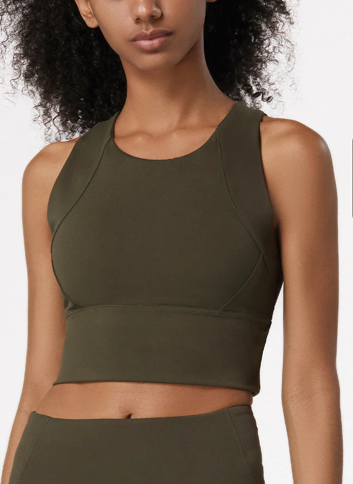 Sleeveless Cropped Tank Top - Image 8