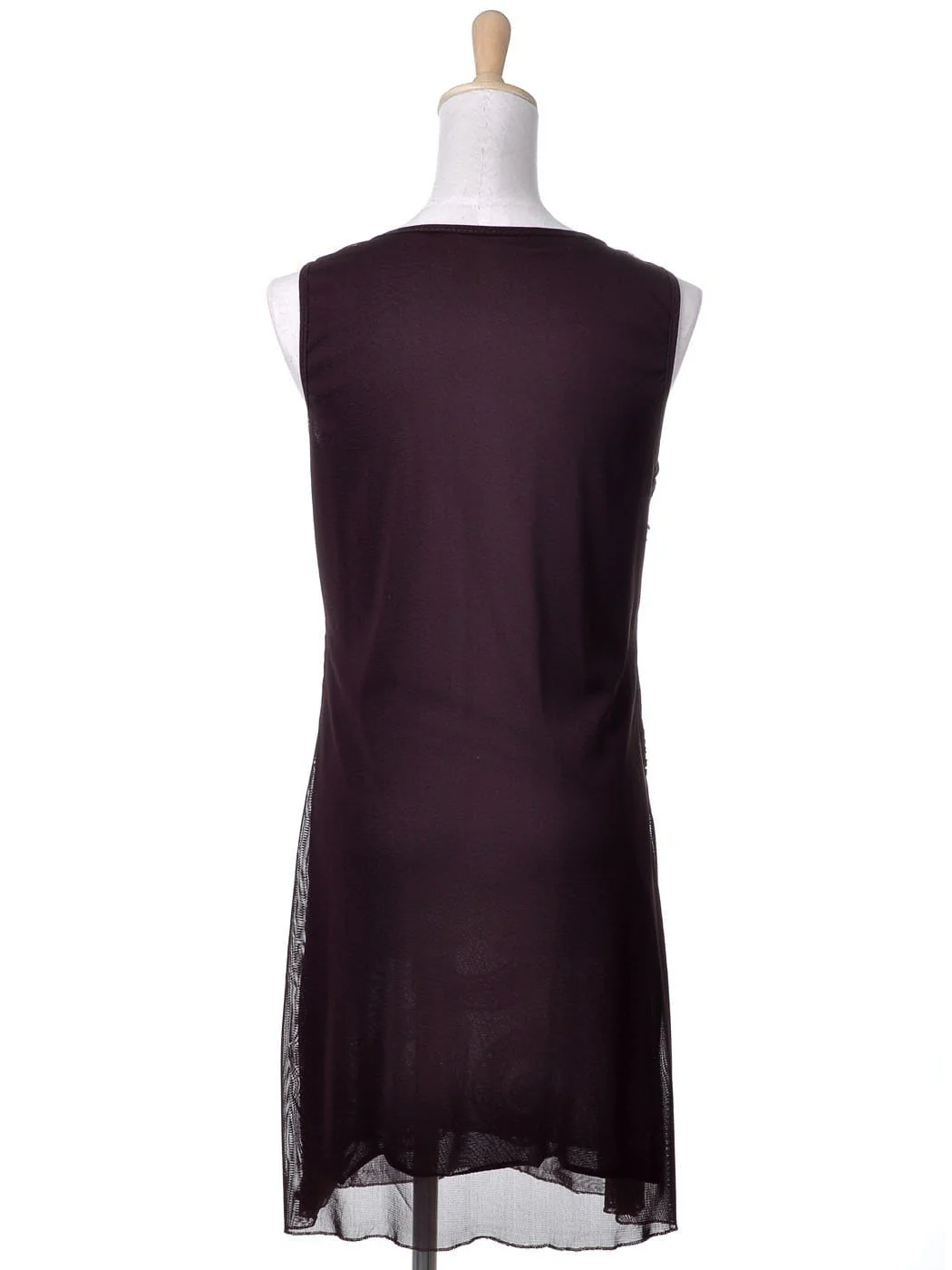 Sleeveless Floral Embroidery Beaded Sequin Dress - Image 11