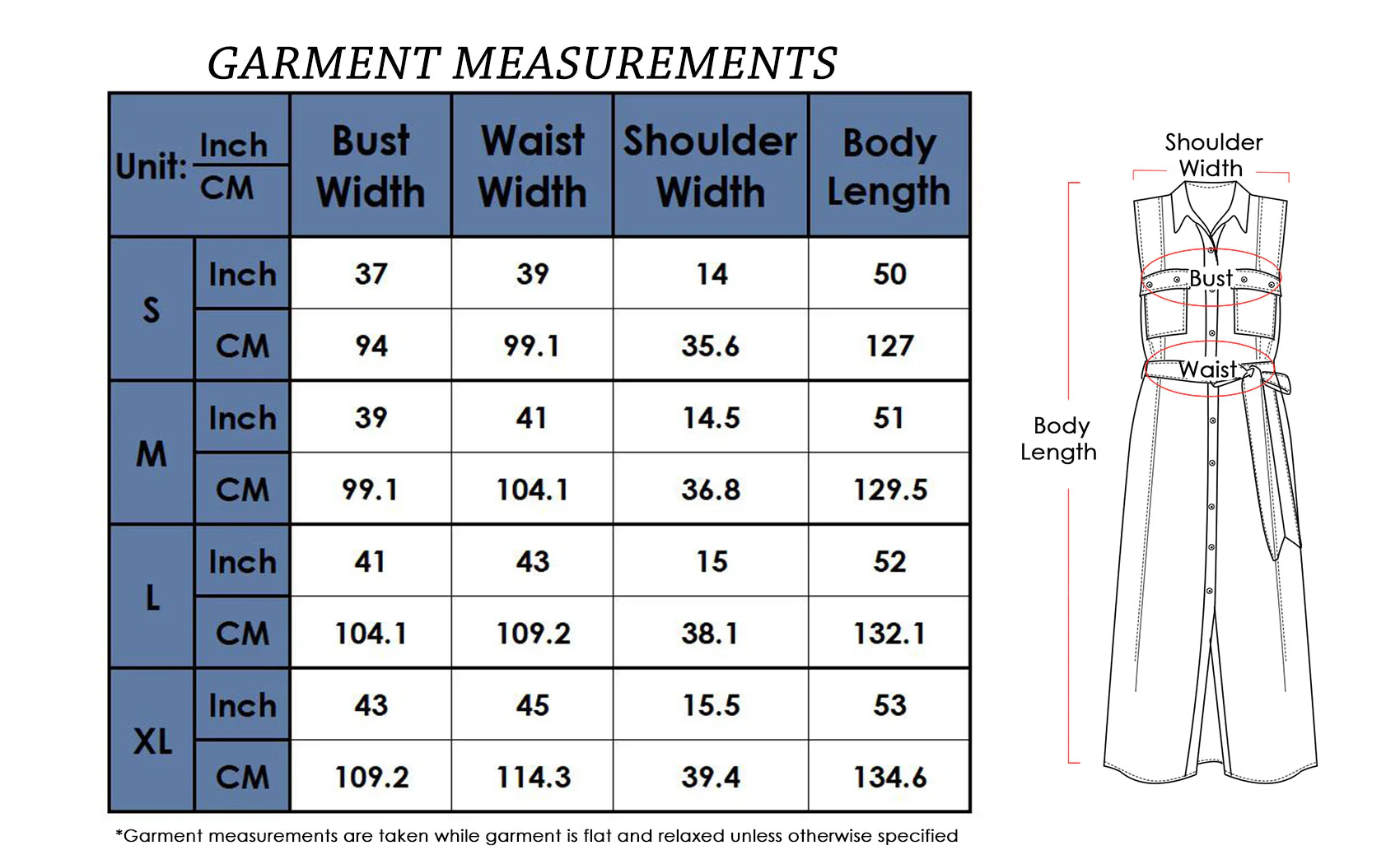 Sleeveless Jean Dress Tied Waist Collar Pocket Denim Dress - Image 6