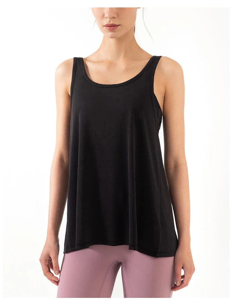 Sleeveless Open Back Split Twist Tank - Image 5