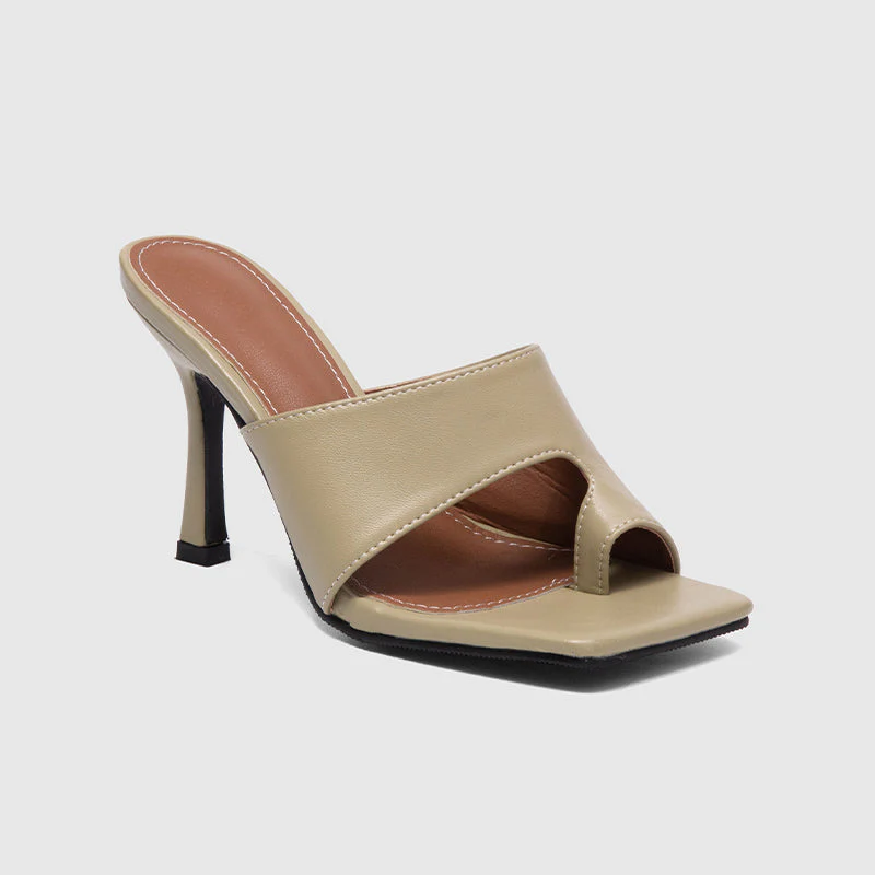 Square Toe Thin High Heeled Sandals - Image 6