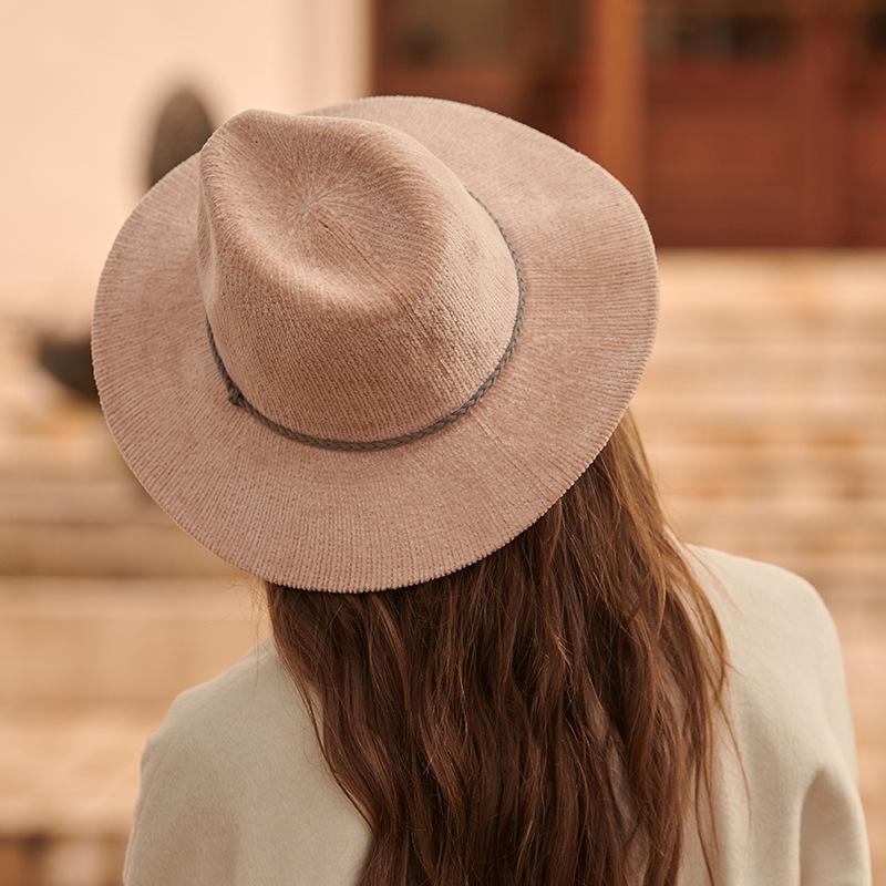 Slim Braided Trim Woven Hat - Image 2
