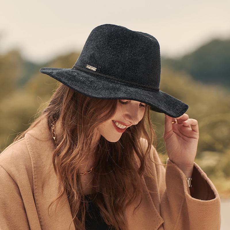 Slim Braided Trim Woven Hat - Image 3