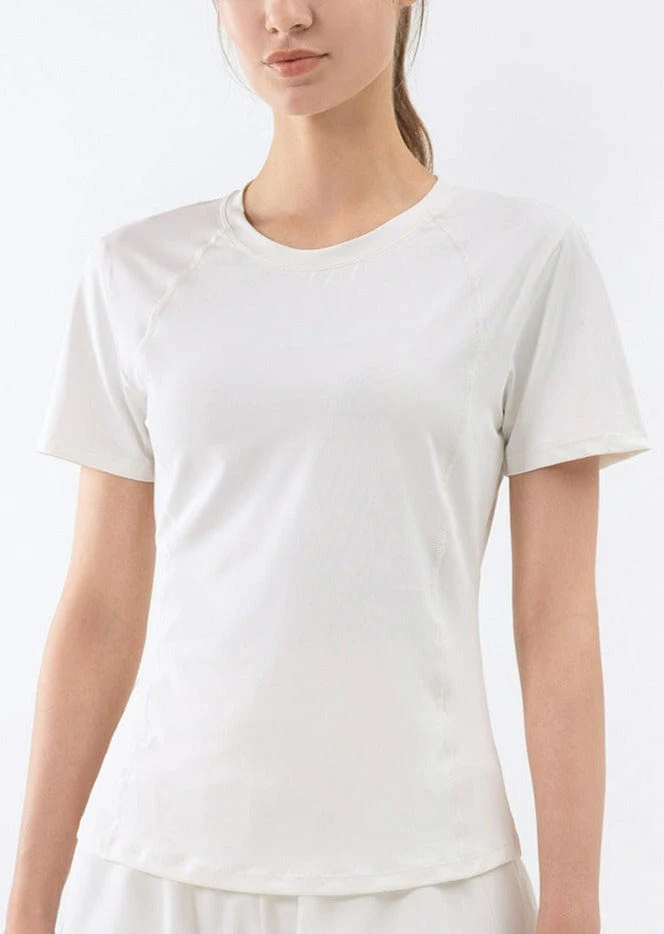 Slim Fit Mesh Back Panel Tee - Image 11