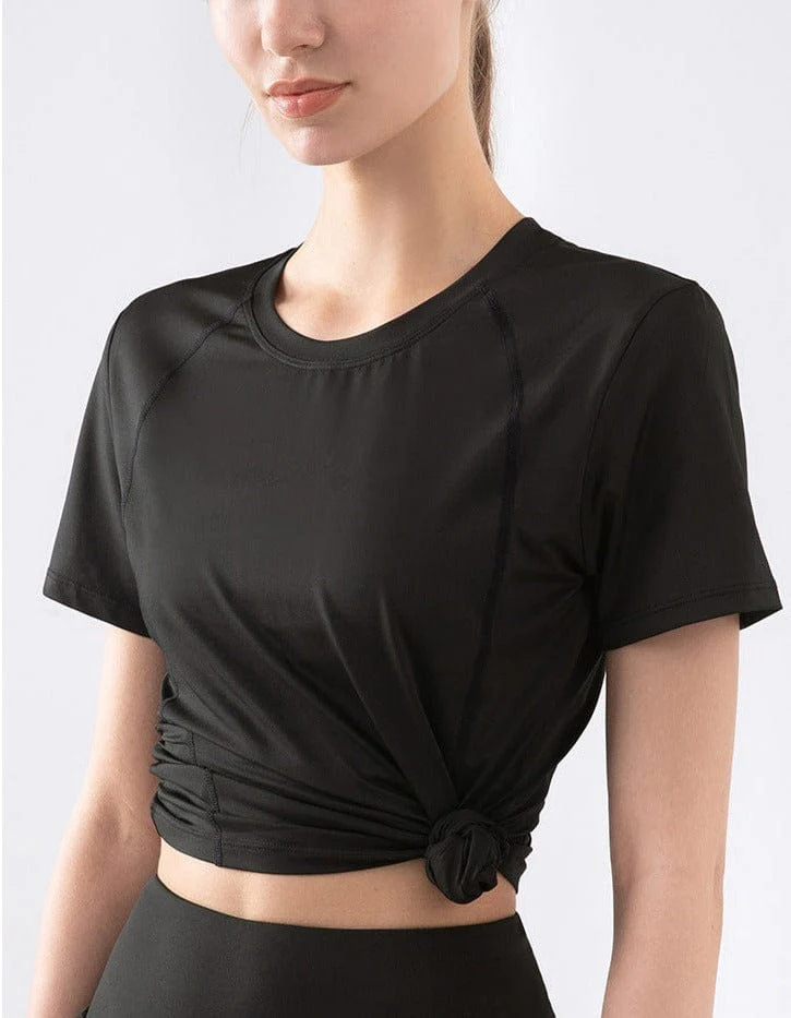 Slim Fit Mesh Back Panel Tee - Image 17