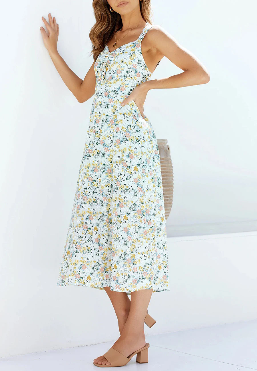 Slip Summer Floral Dress - Image 2