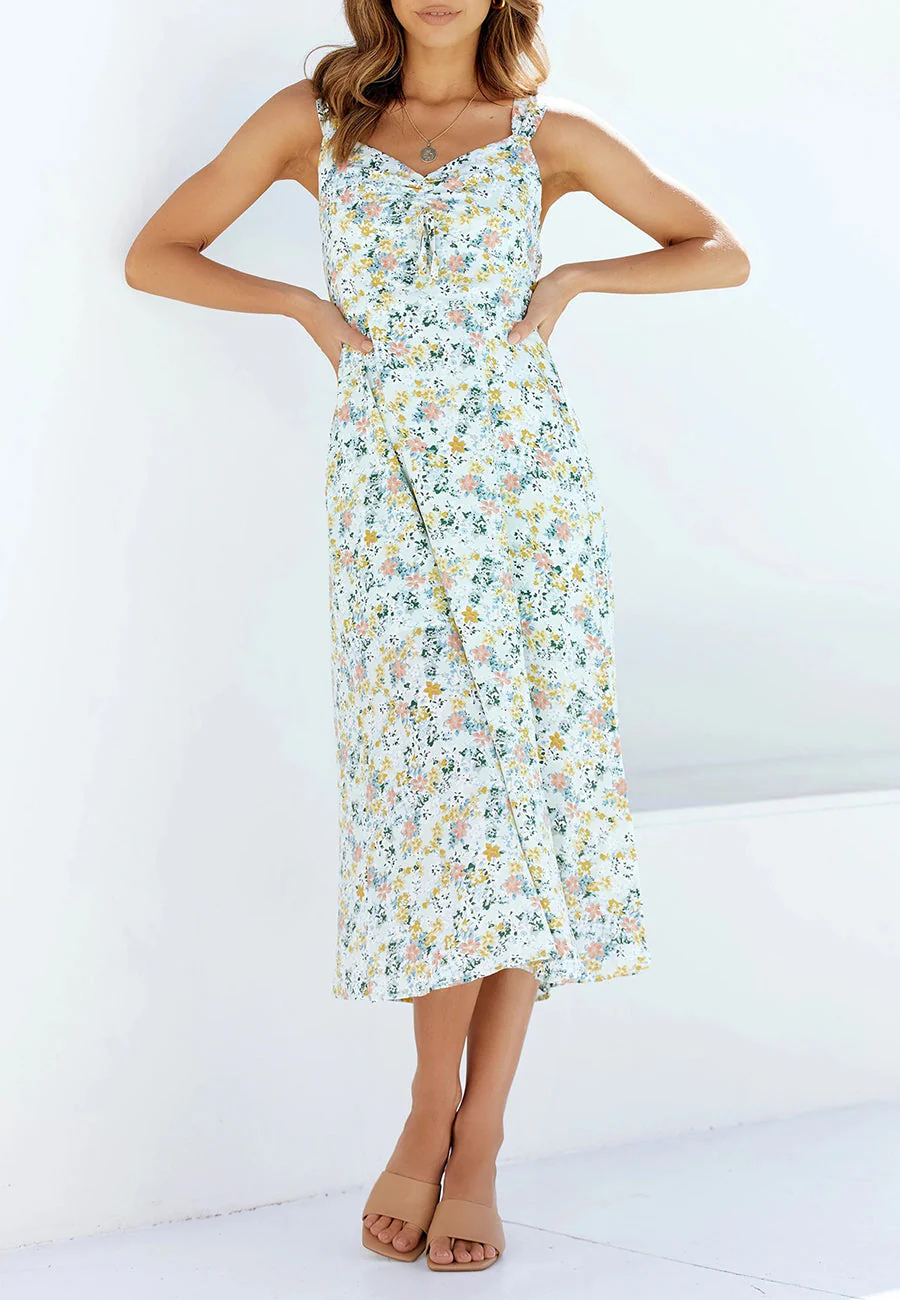 Slip Summer Floral Dress - Image 4