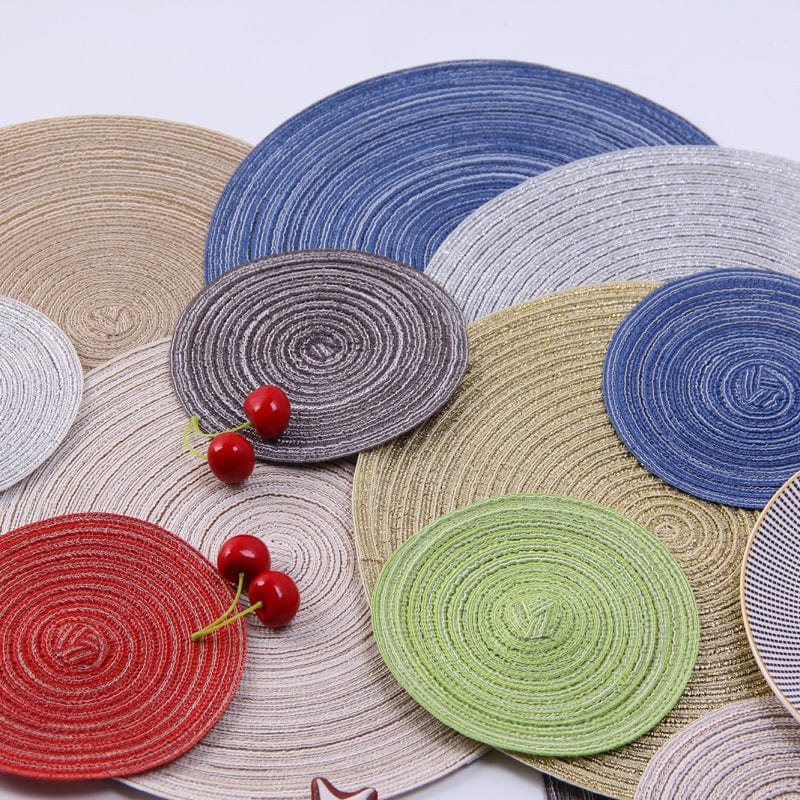 Small Circular Woven Placemat - Image 2