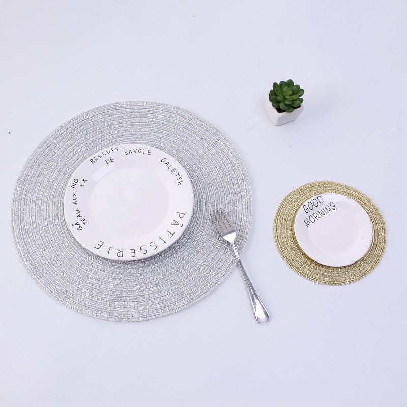 Small Circular Woven Placemat - Image 5