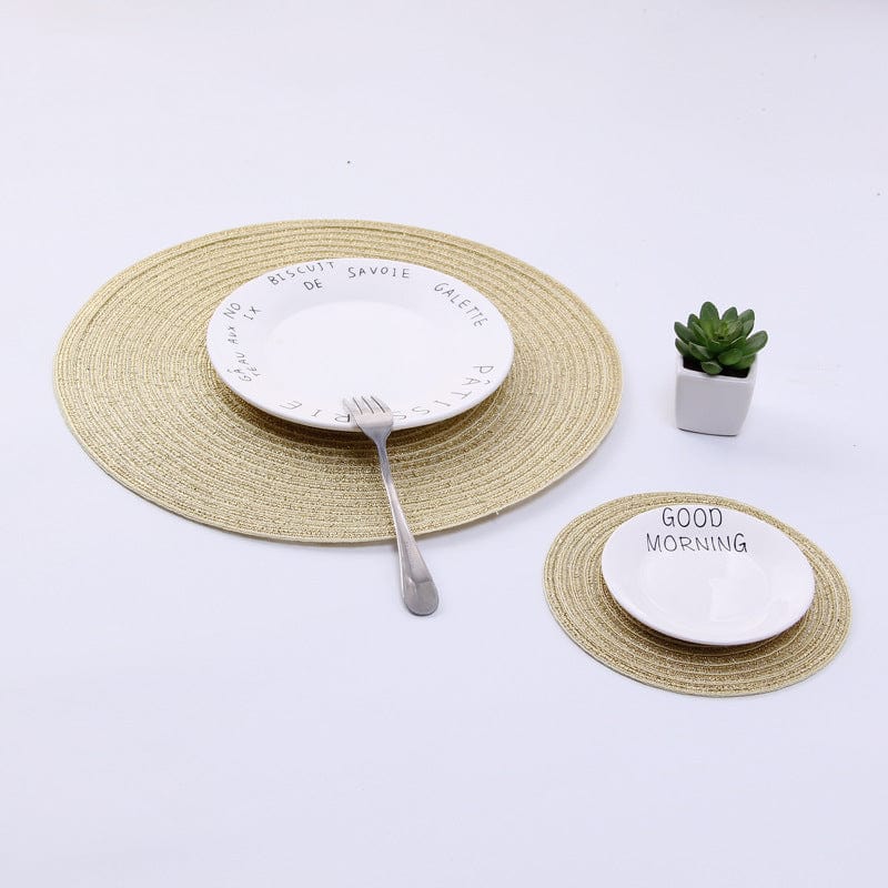 Small Circular Woven Placemat - Image 8