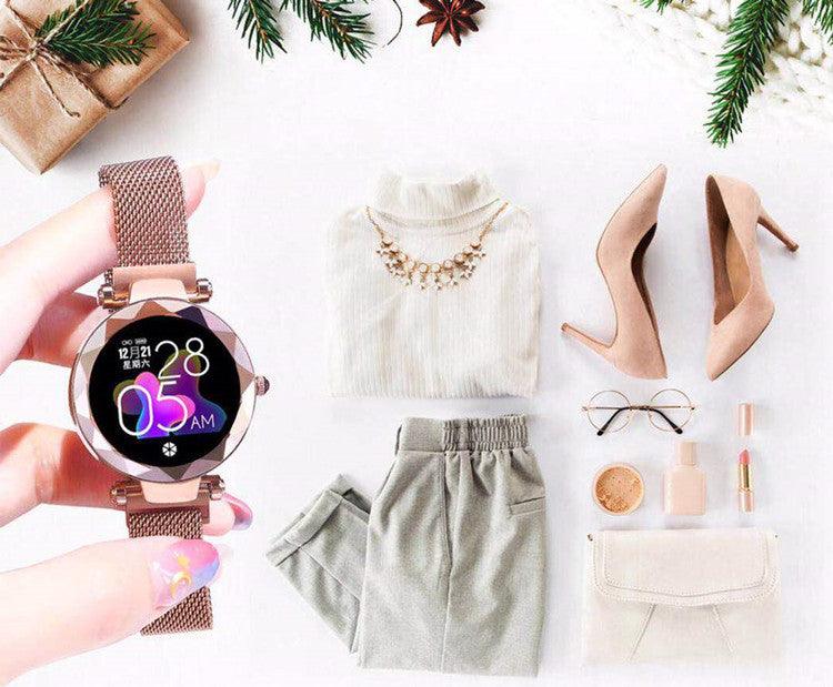 Smart Watch Menstrual Cycle Heart Rate Blood Pressure Monitoring Waterproof - Image 6