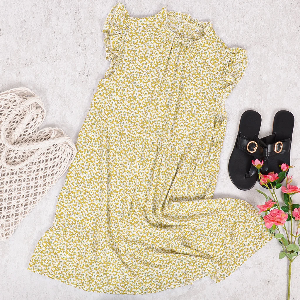 Smocked Neck Tunic Dress - Image 5