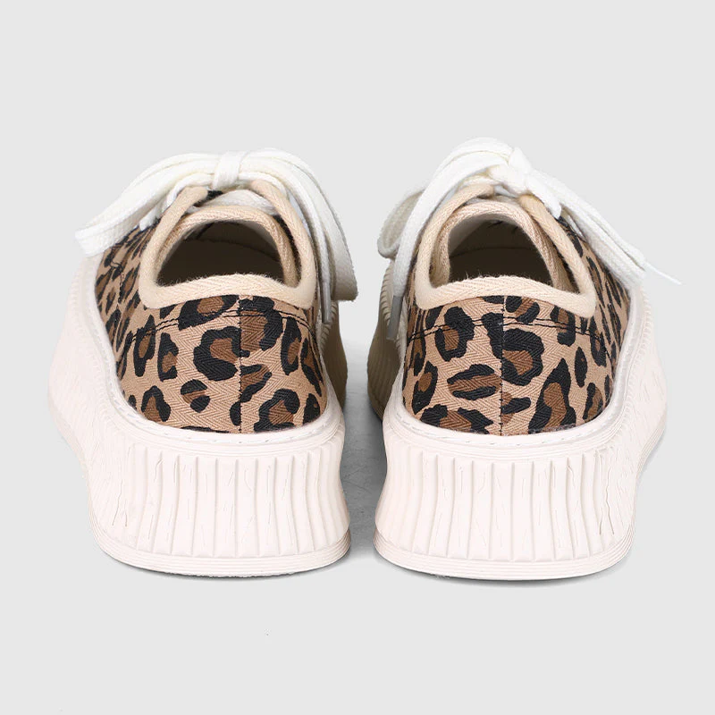 Leopard Casual Platform Sneakers - Image 4