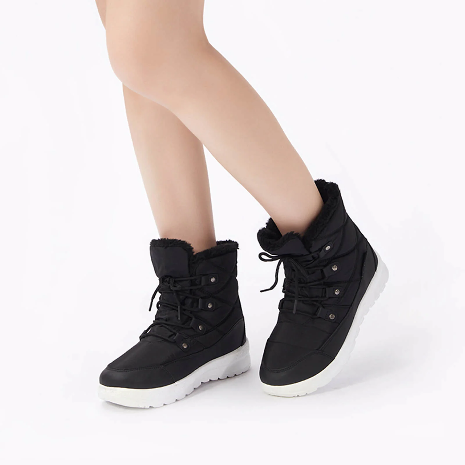 Warm Fur Waterproof Winter Boots - Image 17