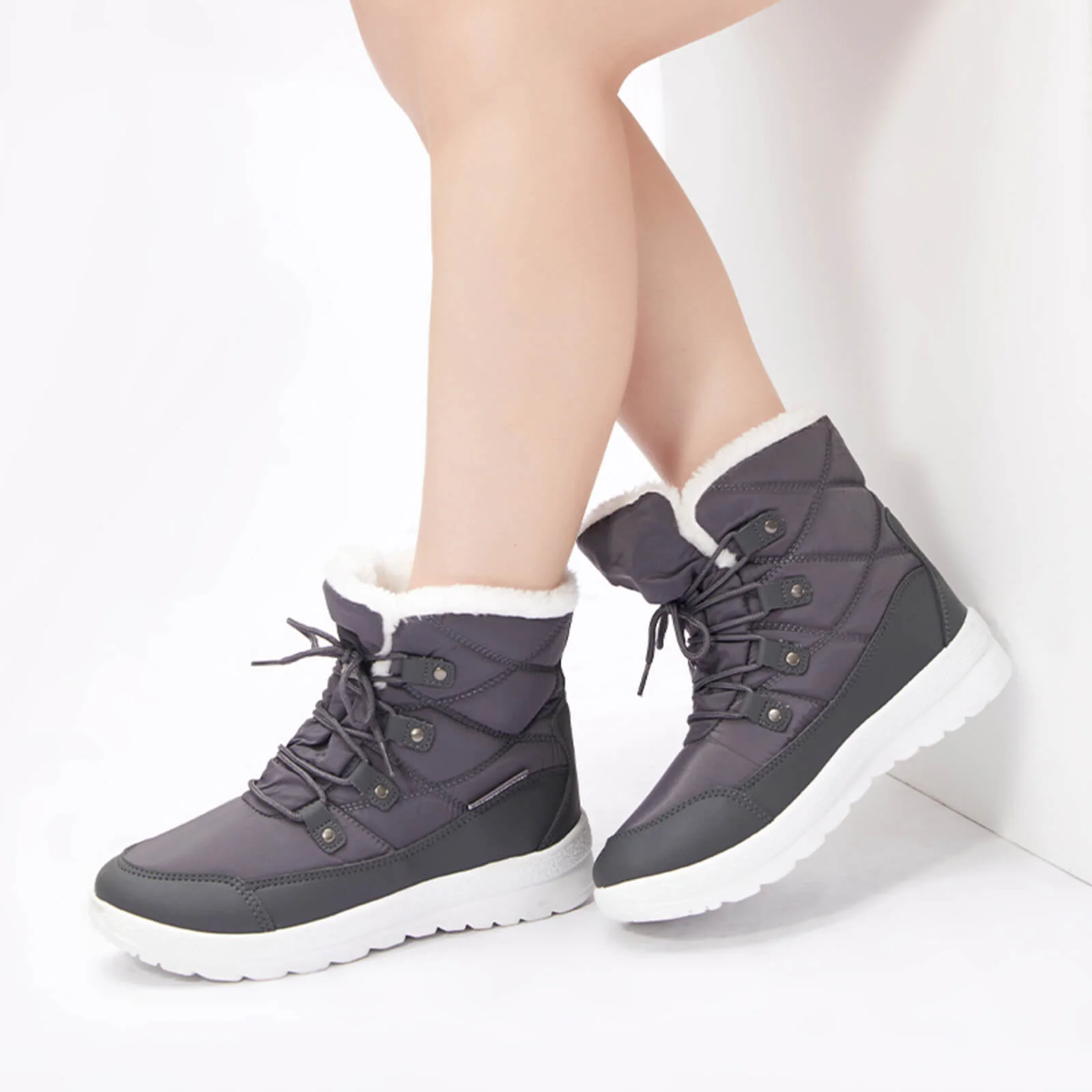 Warm Fur Waterproof Winter Boots - Image 24