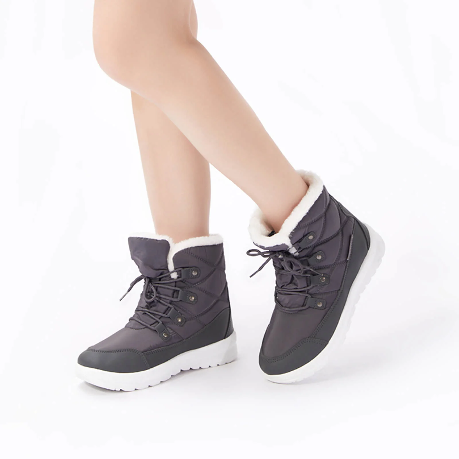Warm Fur Waterproof Winter Boots - Image 25