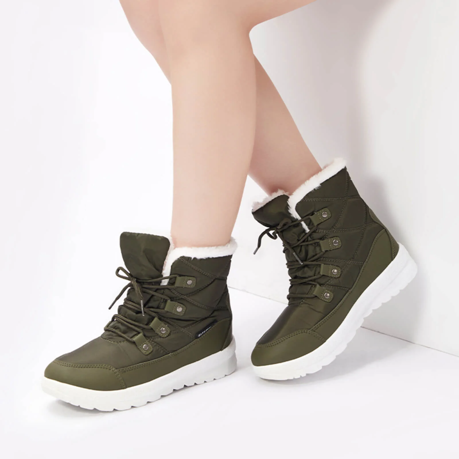 Warm Fur Waterproof Winter Boots - Image 32
