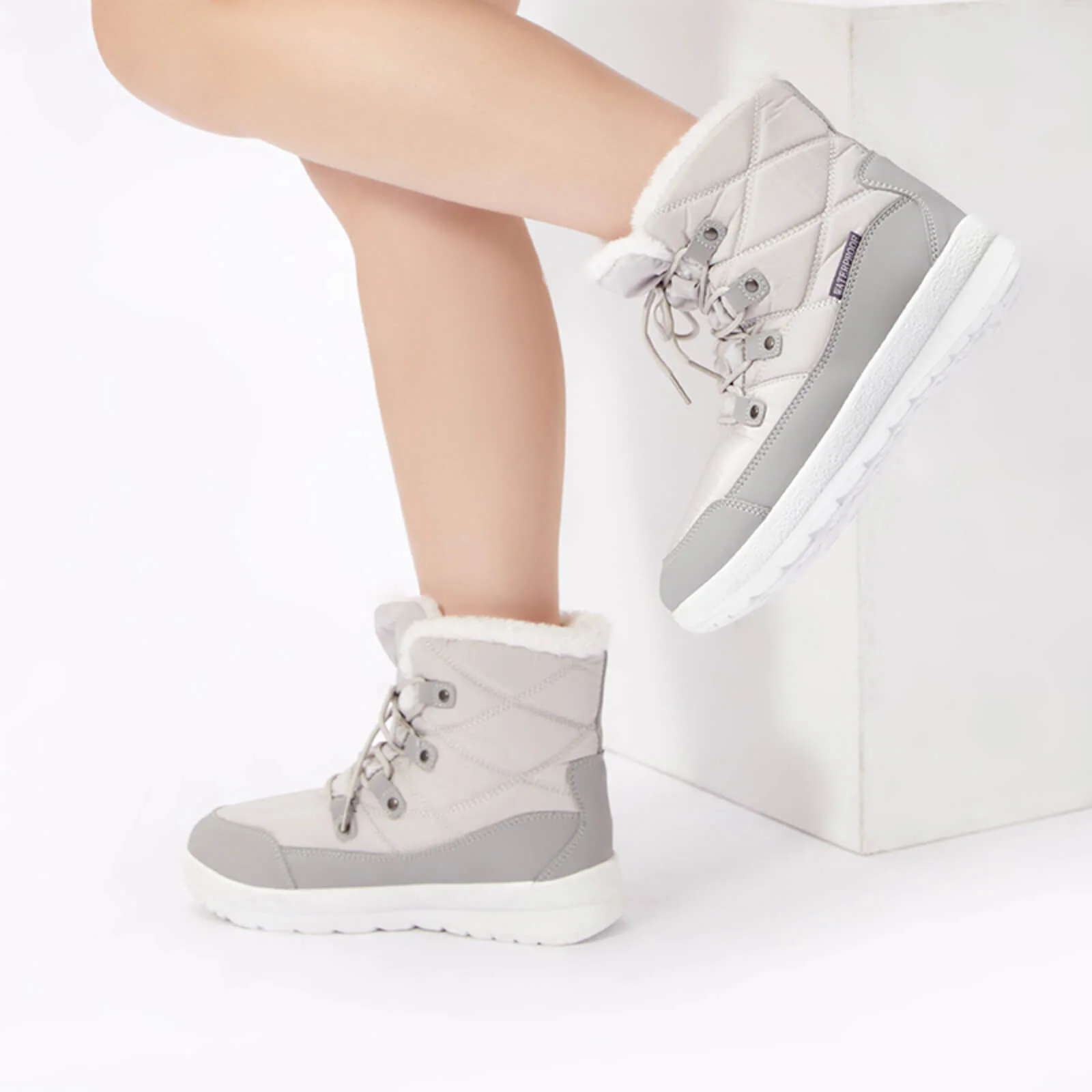 Warm Fur Waterproof Winter Boots - Image 9
