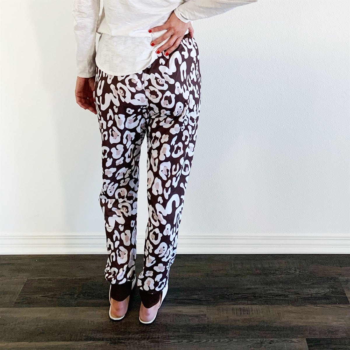 Snow Leopard Lounge Pants - Image 3