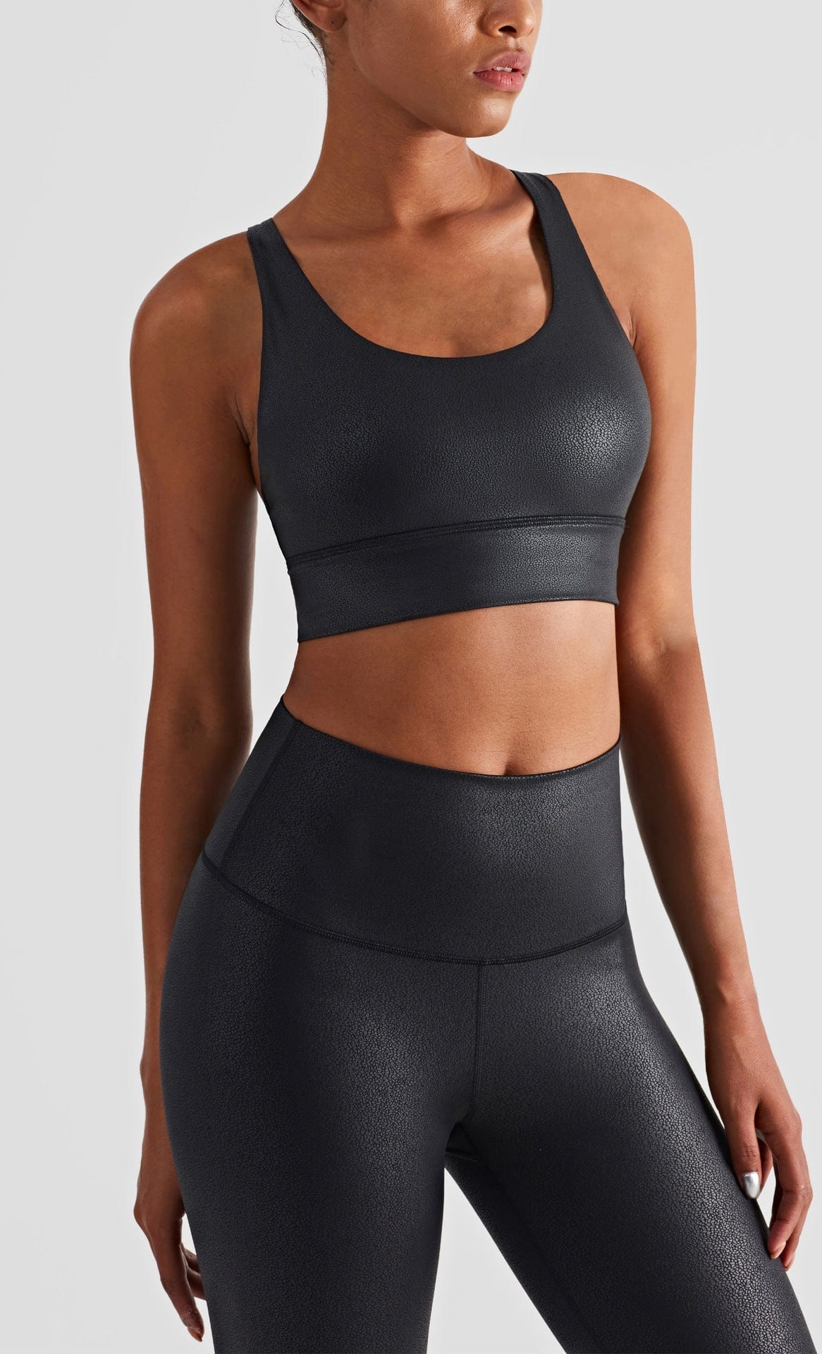 Soft Buttery Criss Cross Back Fitness Sports Bra - Image 6