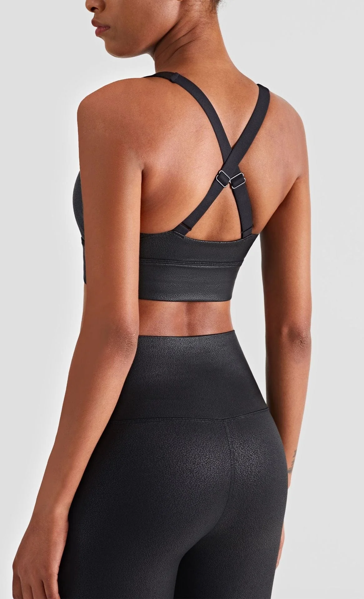 Soft Buttery Criss Cross Back Fitness Sports Bra - Image 7