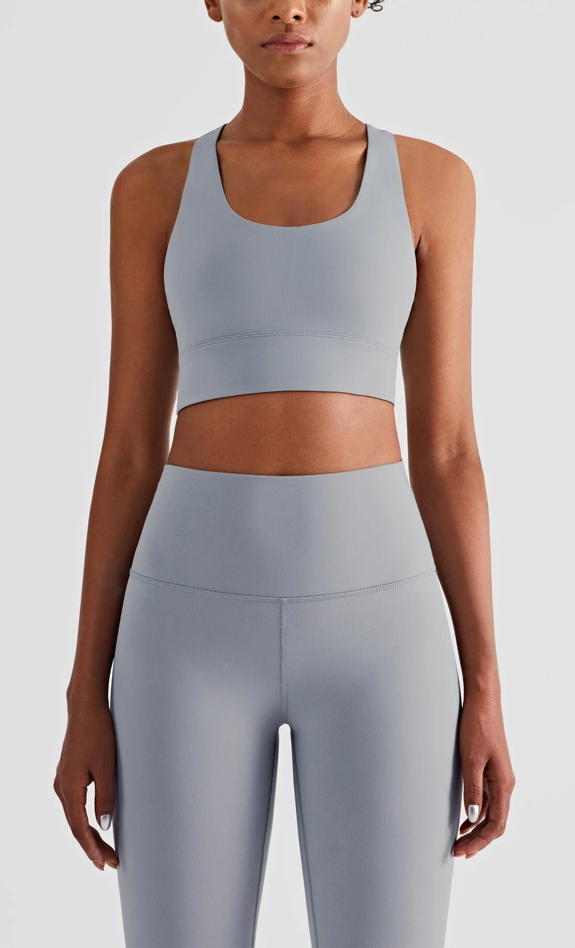 Soft Buttery Cross Back Fitness Sports Bra - Image 11