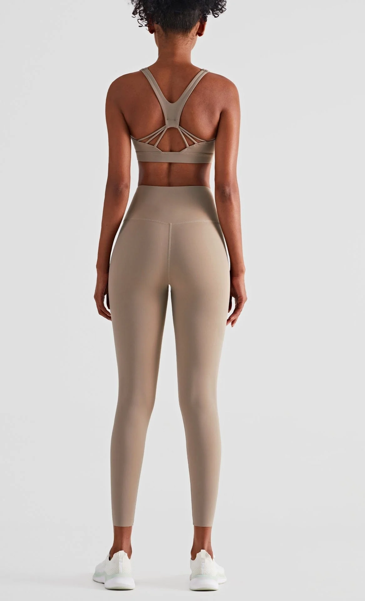 Soft Buttery High Waisted Double Layered Fitness Leggings - Image 3