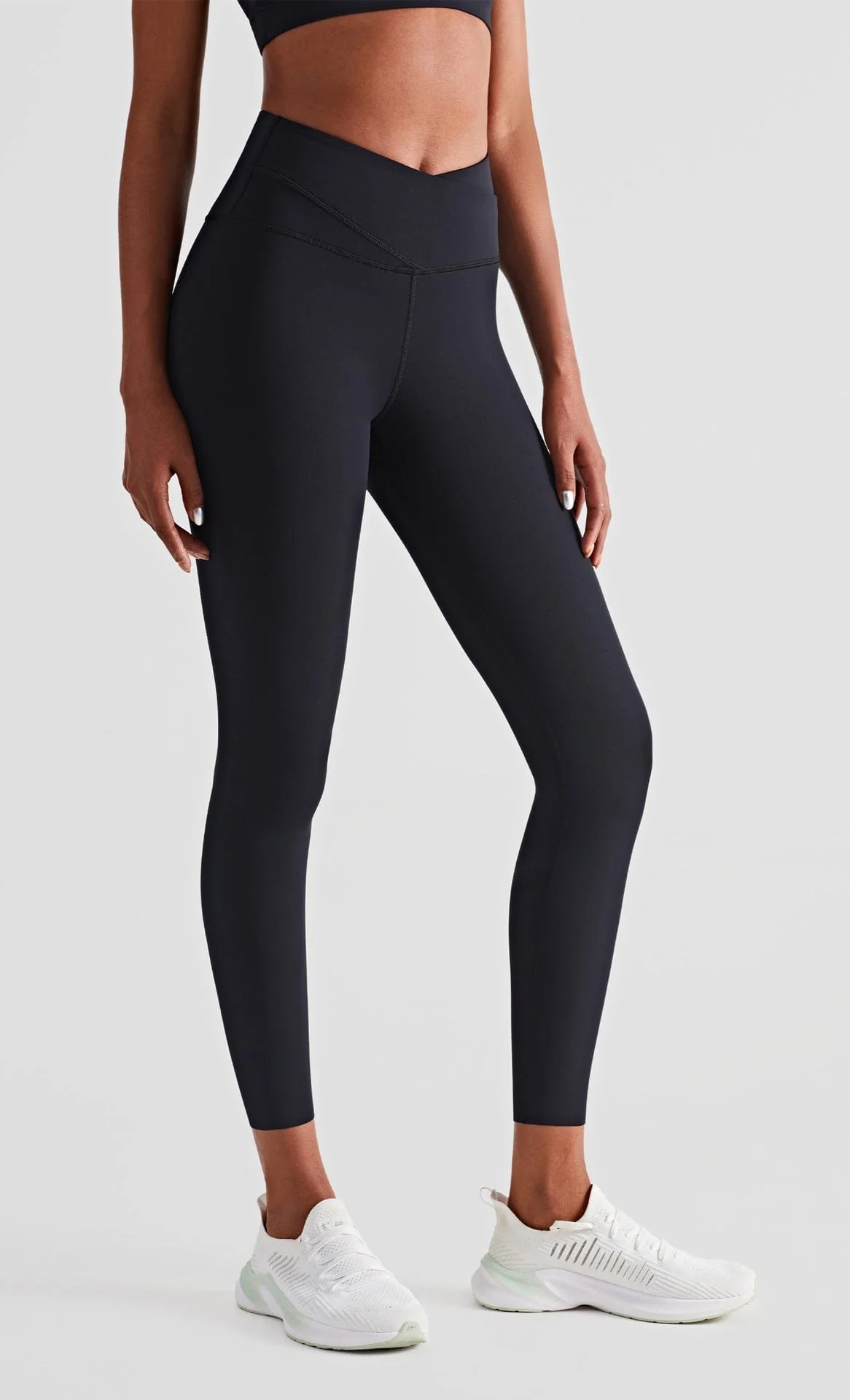 Soft Buttery High Waisted Double Layered Fitness Leggings - Image 4