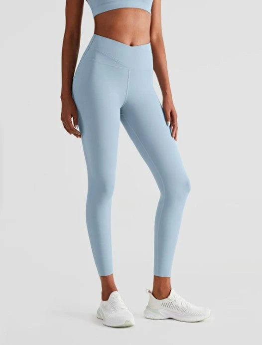 Soft Buttery High Waisted Double Layered Fitness Leggings - Image 8