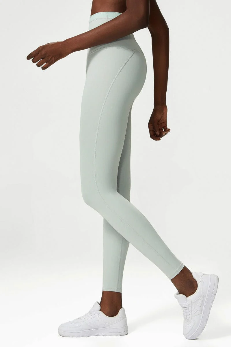 Soft Buttery High Waisted Double Lined Fitness Leggings - Image 3