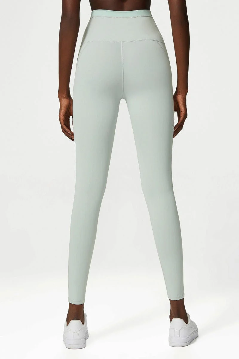 Soft Buttery High Waisted Double Lined Fitness Leggings - Image 4