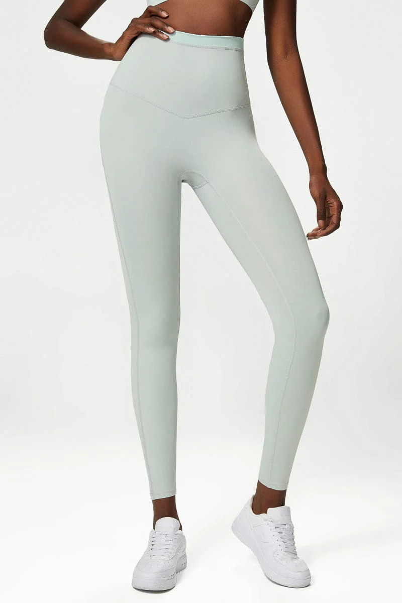 Soft Buttery High Waisted Double Lined Fitness Leggings - Image 5