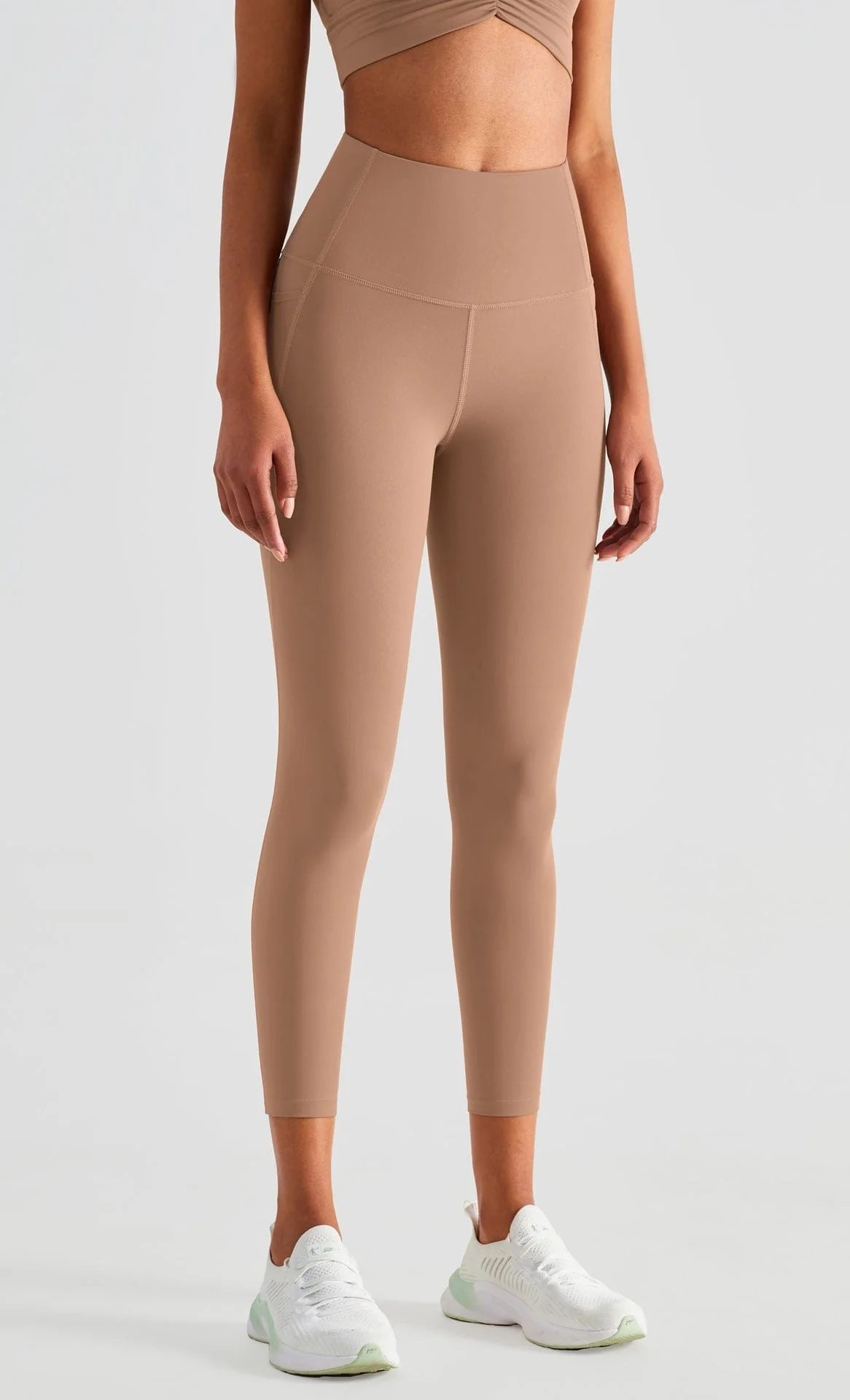 Soft Buttery High Waisted Fitness Leggings with Pockets - Image 3