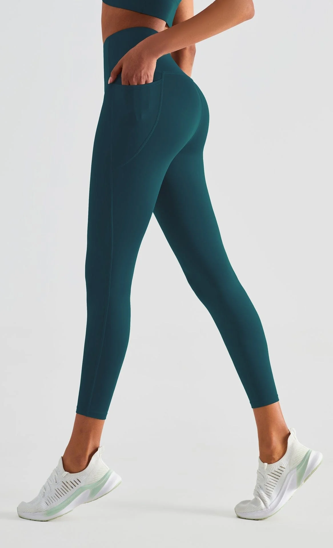 Soft Buttery High Waisted Fitness Leggings with Pockets - Image 5