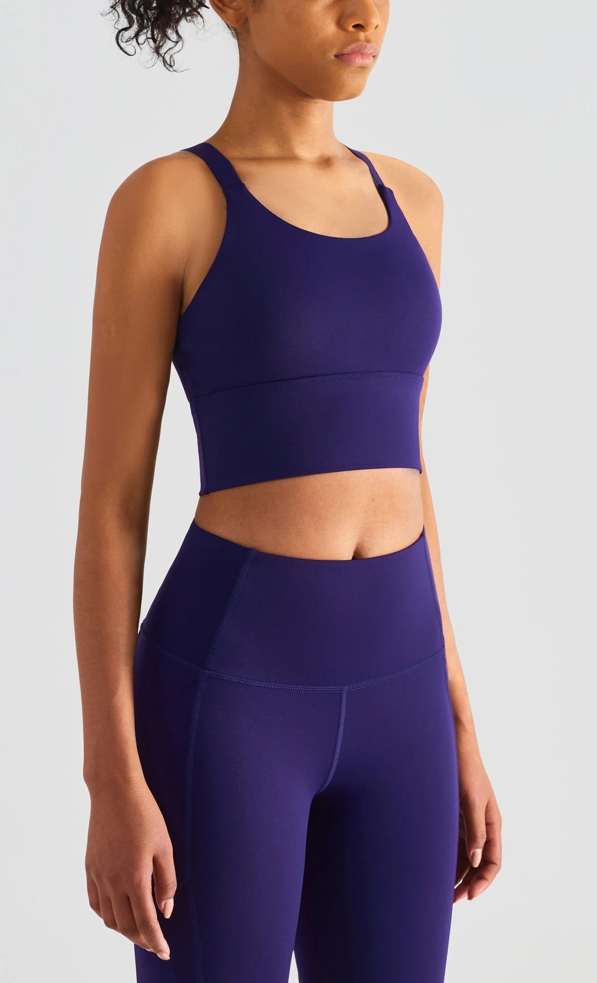 Soft Buttery Racer Back Fitness Sports Bra - Image 5