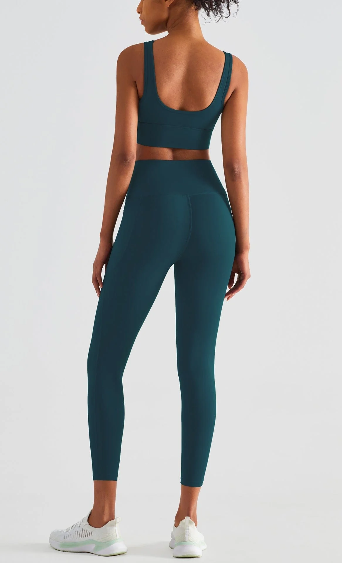 Soft Buttery Ruched Fitness Sports Bra - Image 4