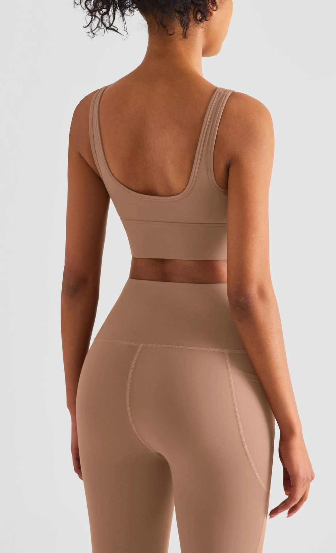Soft Buttery Ruched Fitness Sports Bra - Image 6