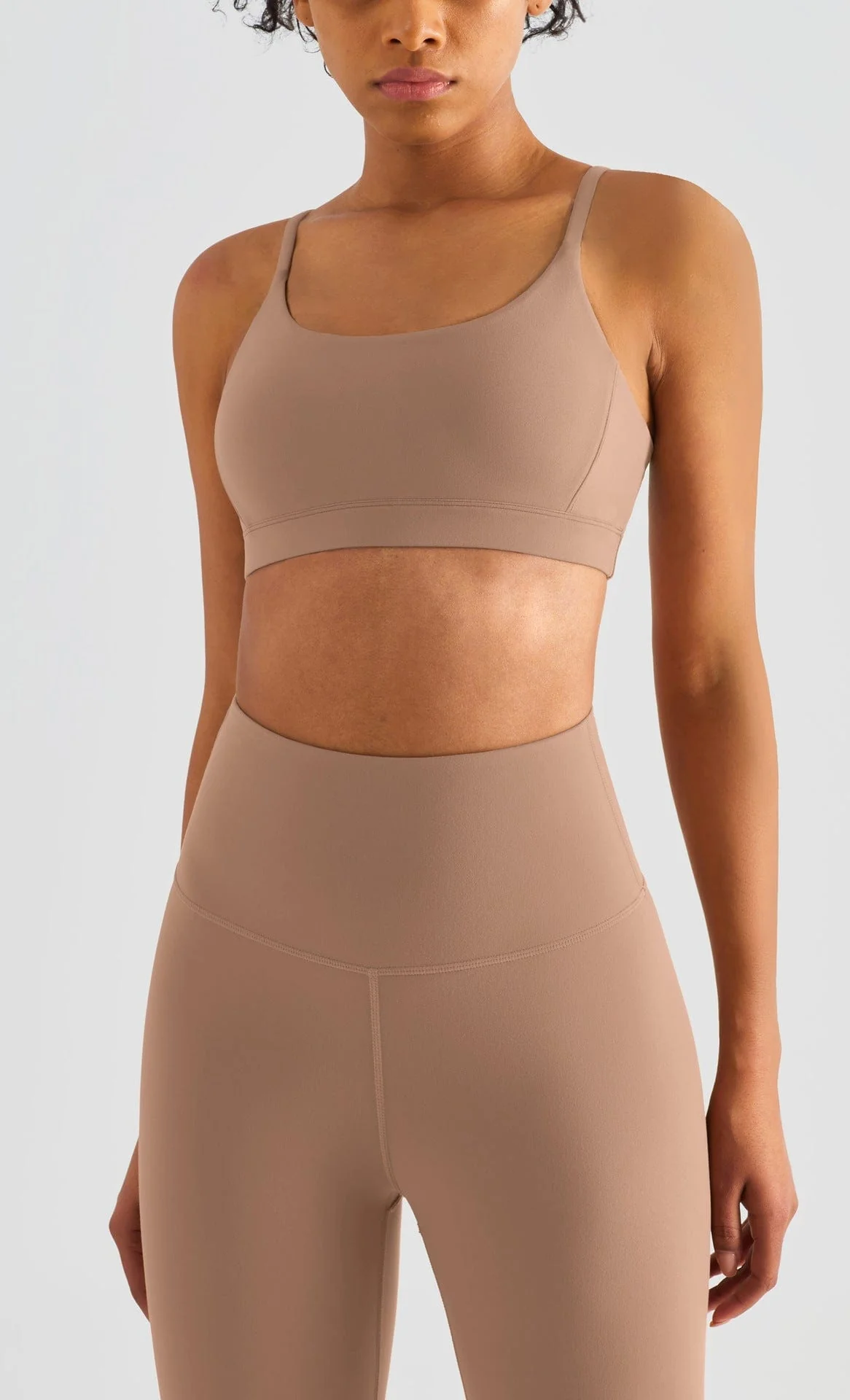 Soft Buttery Thin Back Strap Fitness Sports Bra - Image 5