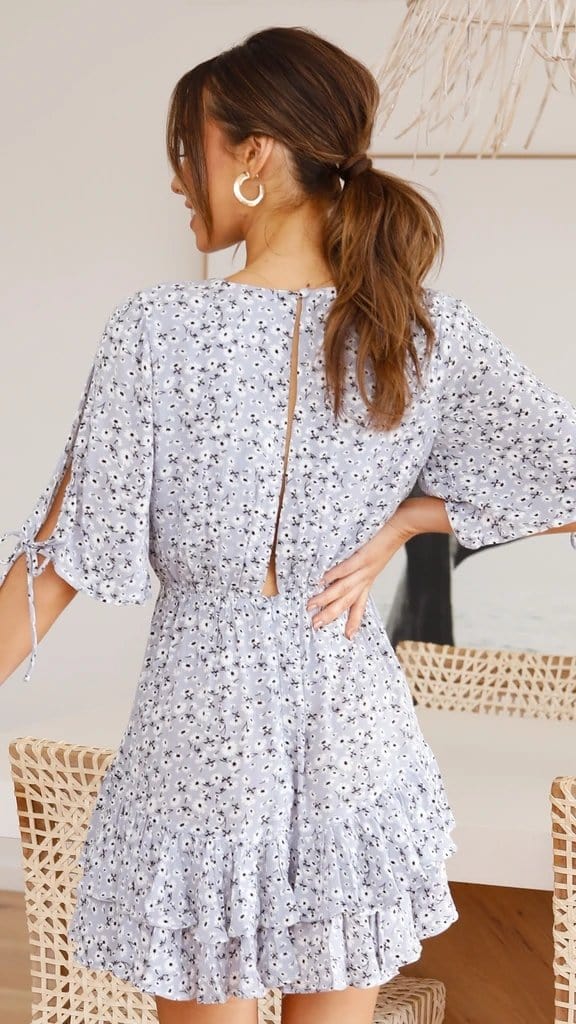 Soft Daisy Gathered Dress - Image 3