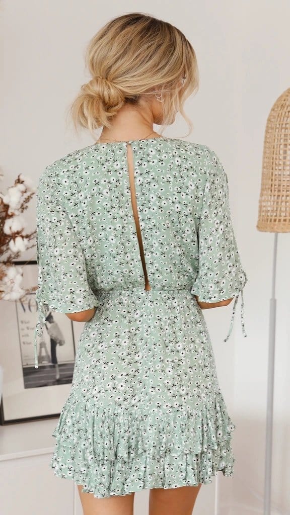 Soft Daisy Gathered Dress - Image 5