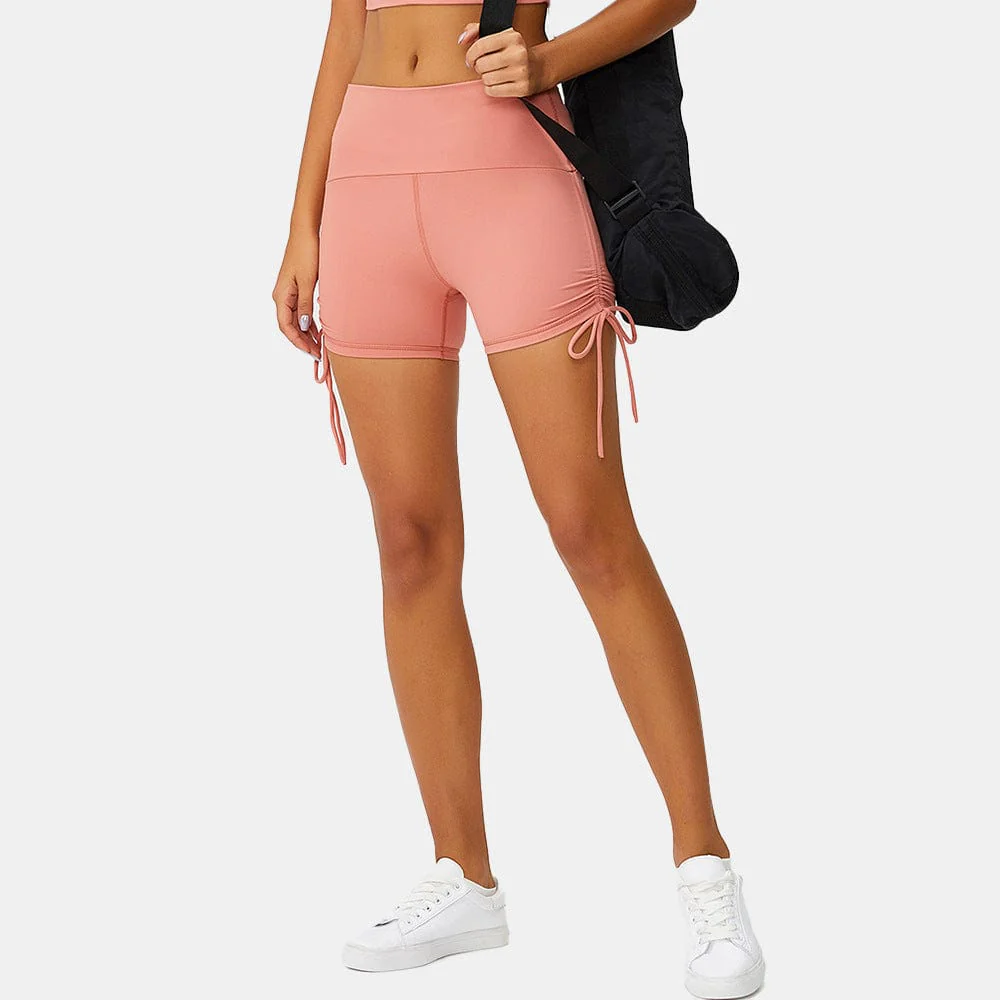 Soft Fitness Shorts with Adjustable Drawstrings - Image 2