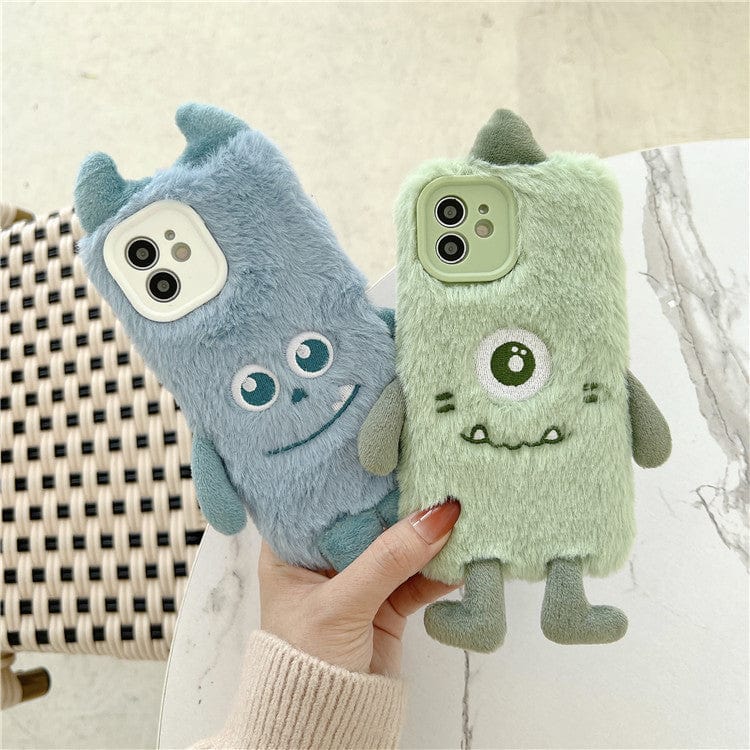 Soft Fluffy Monster Phone Case - Image 3