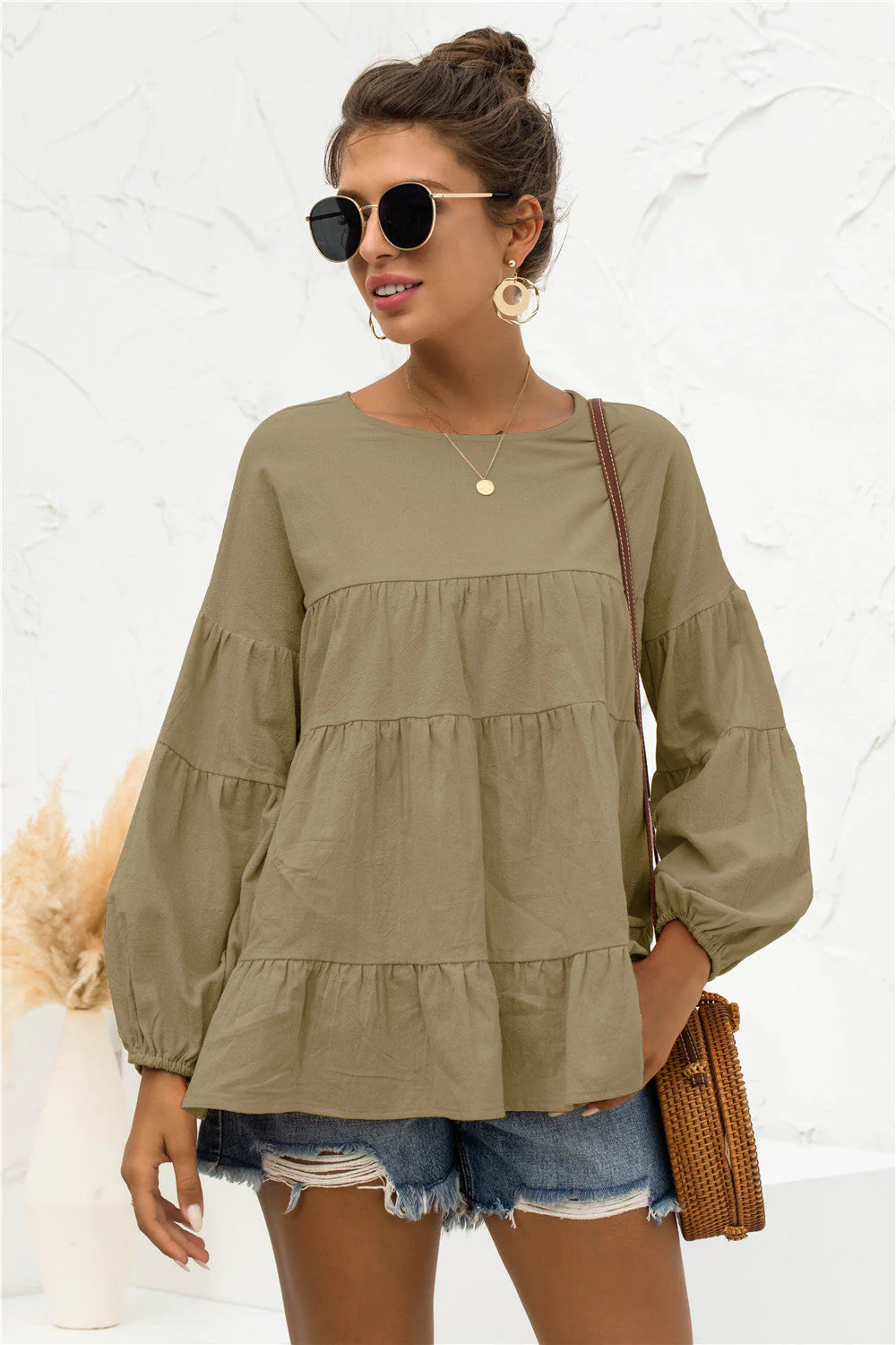 Soft Gathered Blouse - Image 24