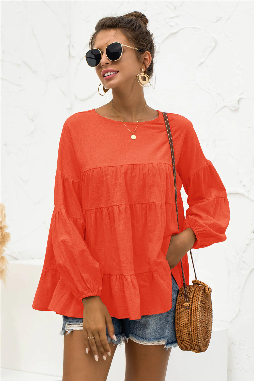 Soft Gathered Blouse - Image 31