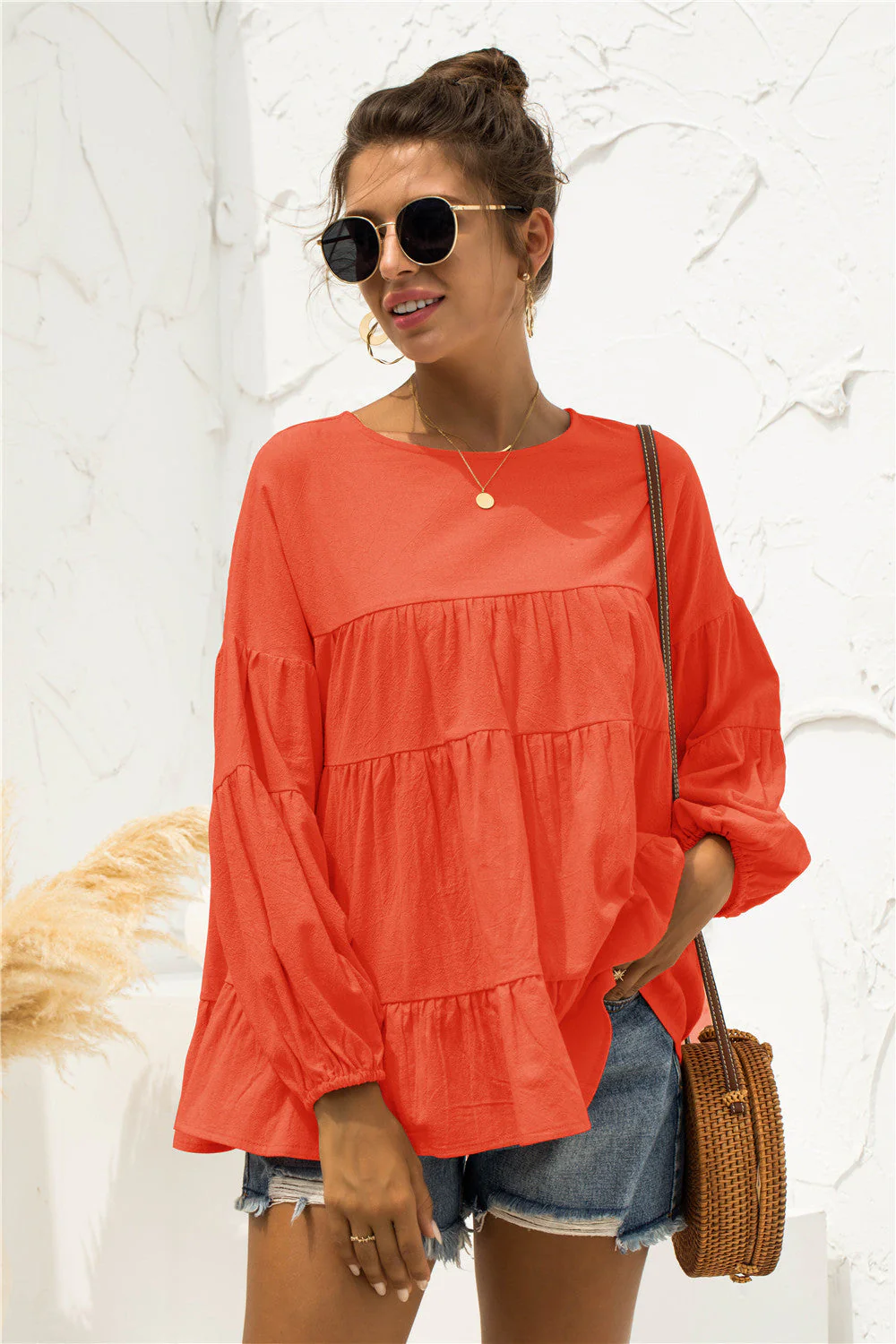 Soft Gathered Blouse - Image 32