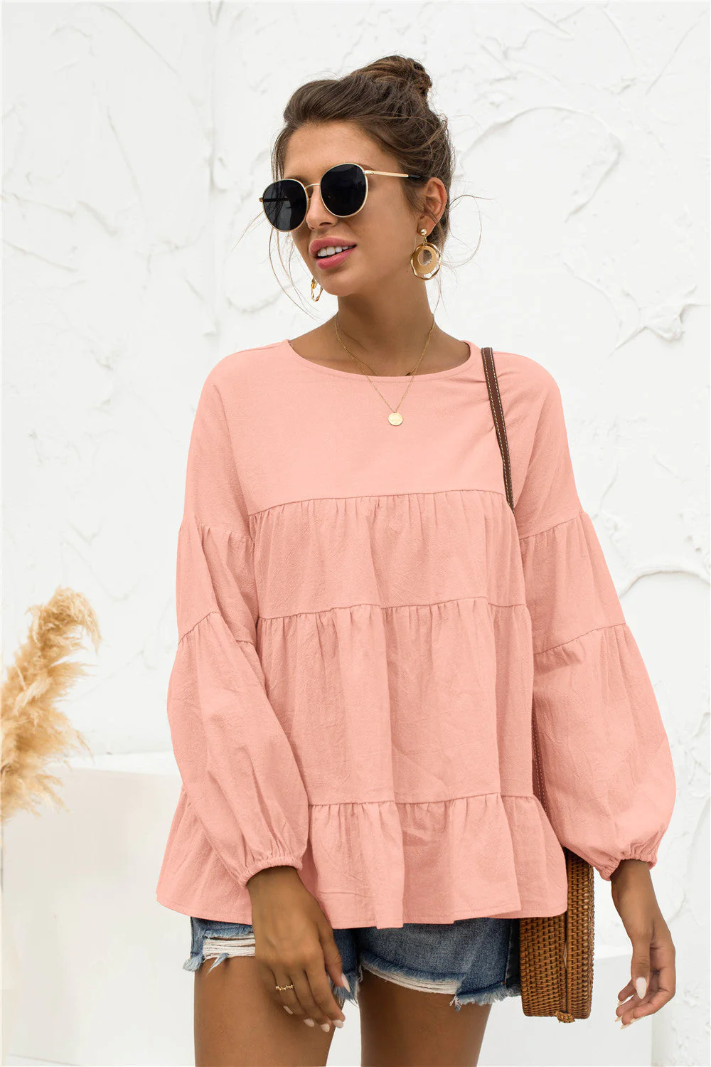 Soft Gathered Blouse - Image 35