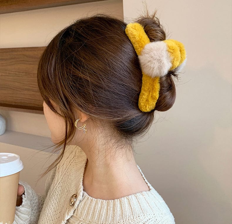 Soft Pompom Hair Claw - Image 10