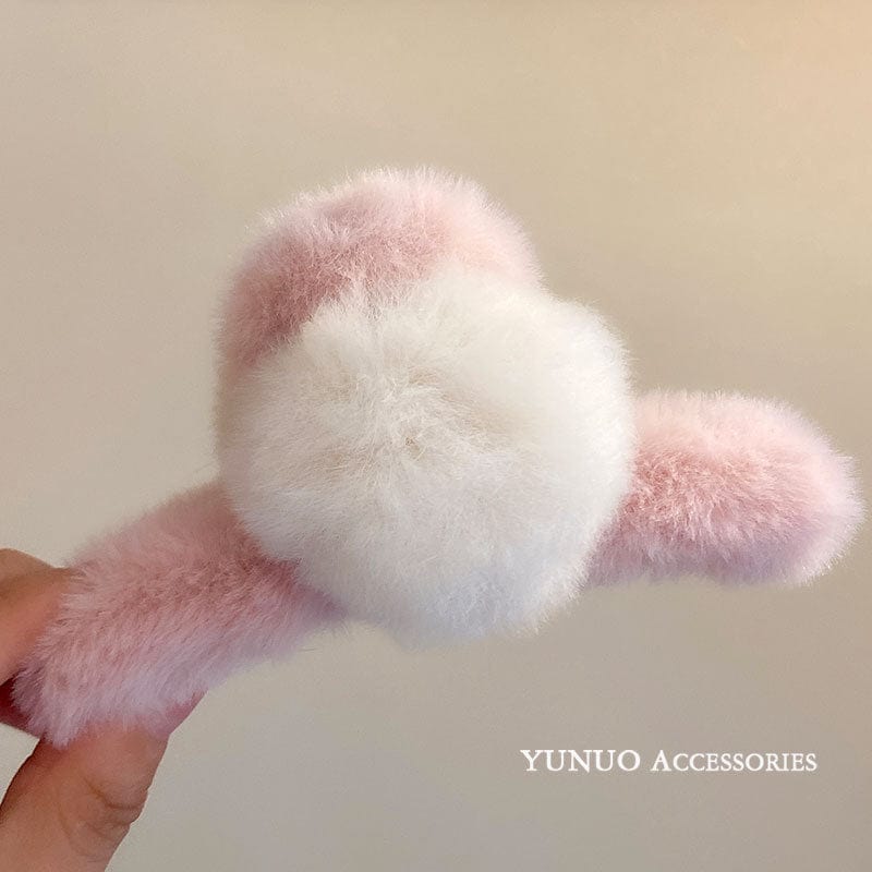 Soft Pompom Hair Claw - Image 7